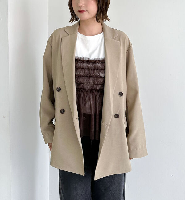 archives「【ＳＥＴＵＰ対応】ダブルテーラードジャケット」|テーラードジャケット|