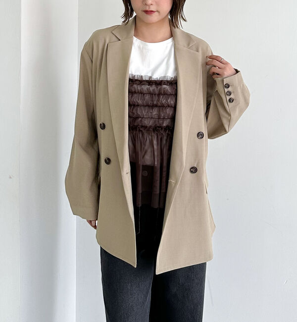 archives「【ＳＥＴＵＰ対応】ダブルテーラードジャケット」|テーラードジャケット|