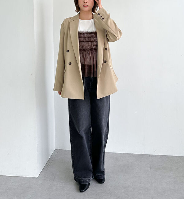 archives「【ＳＥＴＵＰ対応】ダブルテーラードジャケット」|テーラードジャケット|