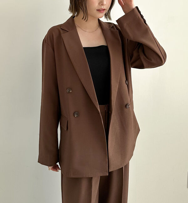 archives「【ＳＥＴＵＰ対応】ダブルテーラードジャケット」|テーラードジャケット|