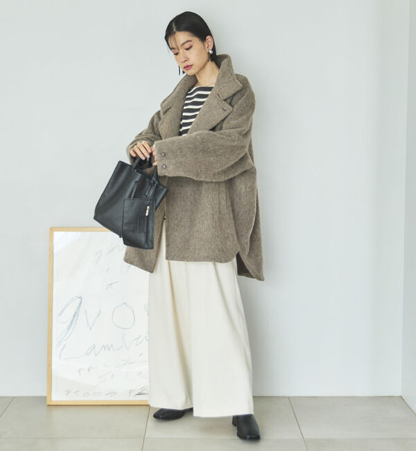 Doux archives「シャギースタンドオーバーコート」|ダッフルコート|