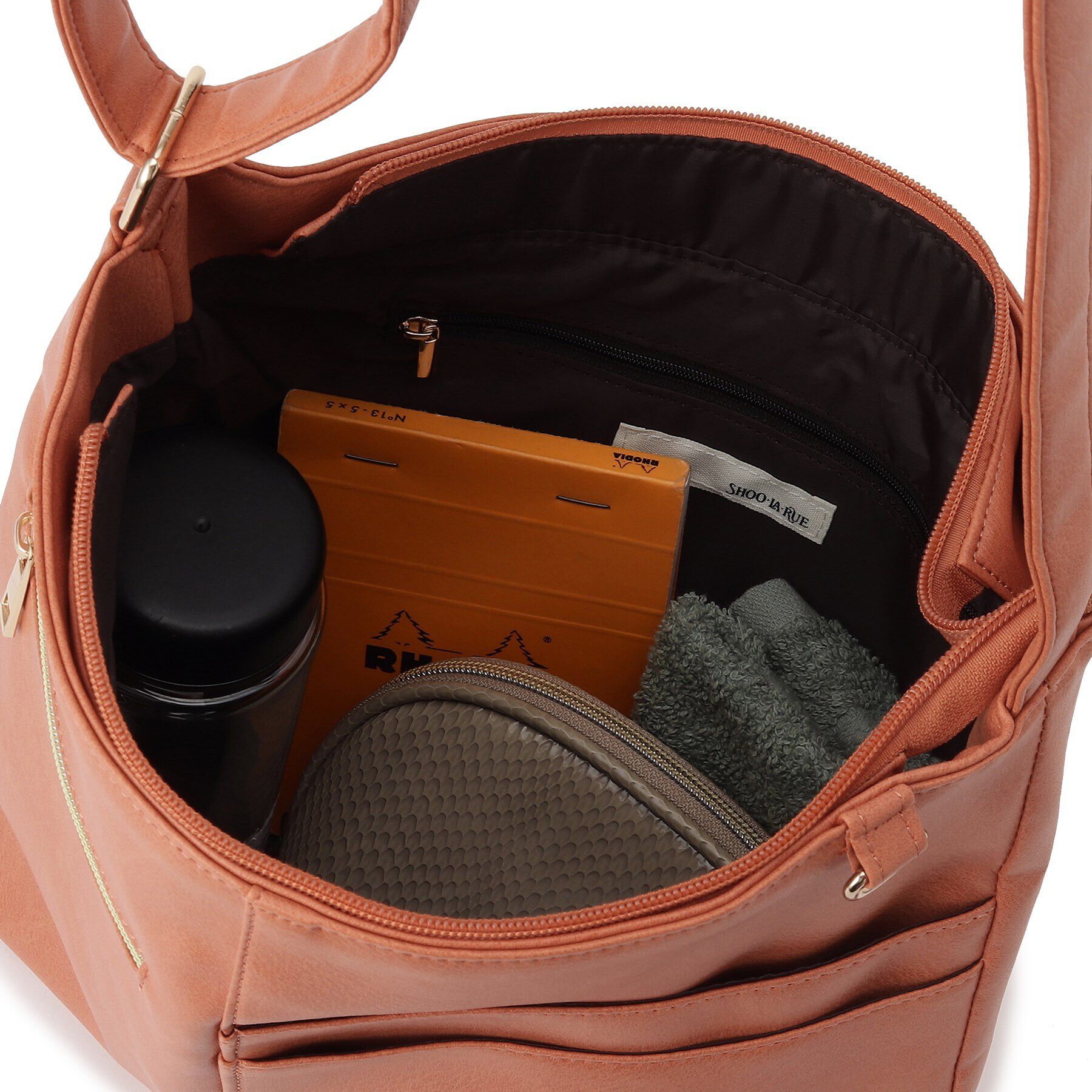 SHOO･LA･RUE「【プレゼントにも】毎日持ちたい ポケット切り換えショルダーバッグ」|ショルダー・メッセンジャー|