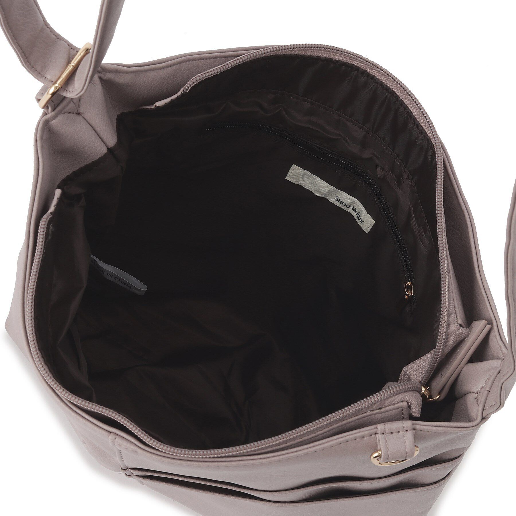 SHOO･LA･RUE「【プレゼントにも】毎日持ちたい ポケット切り換えショルダーバッグ」|ショルダー・メッセンジャー|