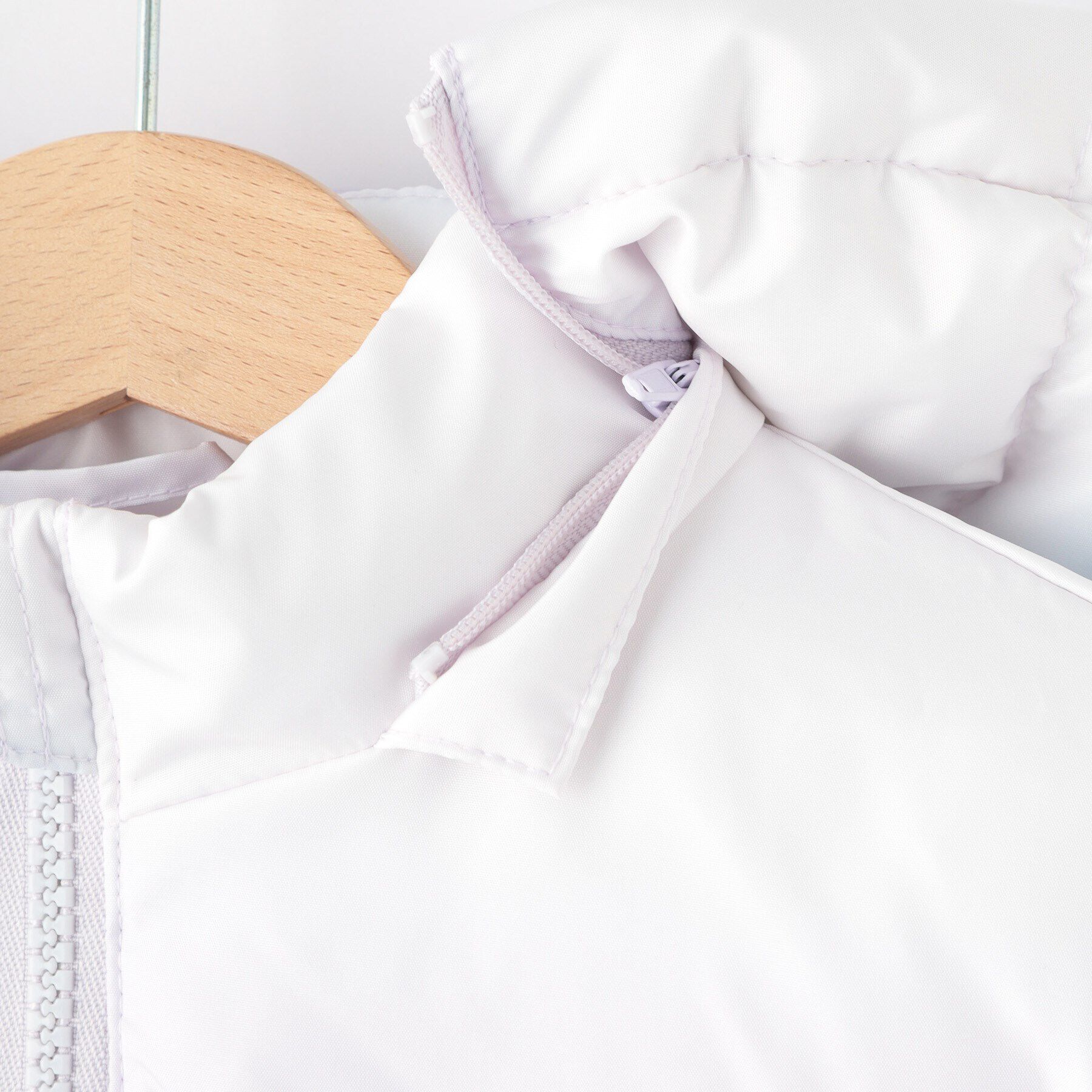 SHOO･LA･RUE「【110-140cm/撥水】フード2WAY総柄フリルブルゾン」|ブルゾン・スタジャン|