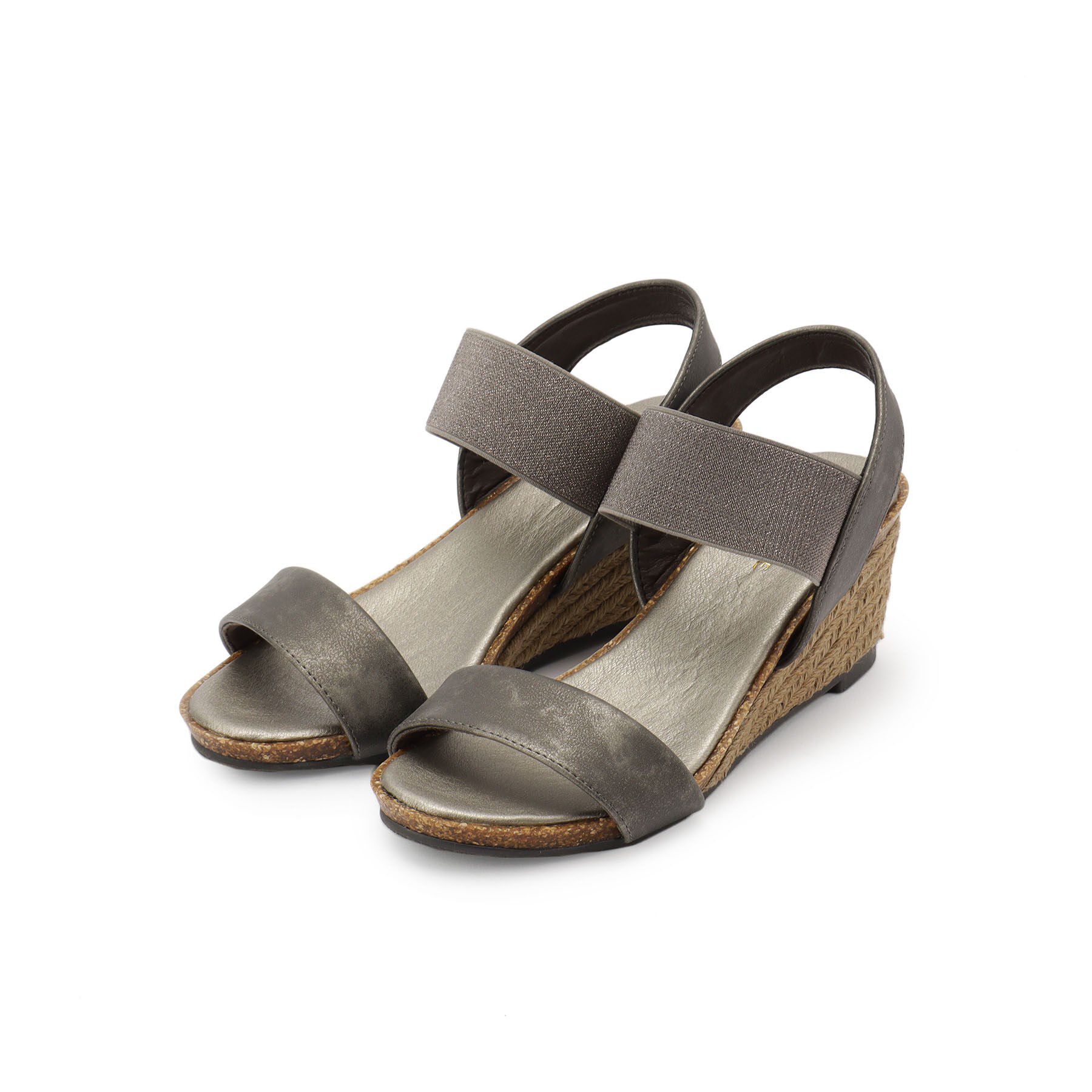 SHOO･LA･RUE「【高レビュー/累計販売35万足突破】片手ではけるサンダル シューダル 25SS」|サンダル|ブロンズ(008)