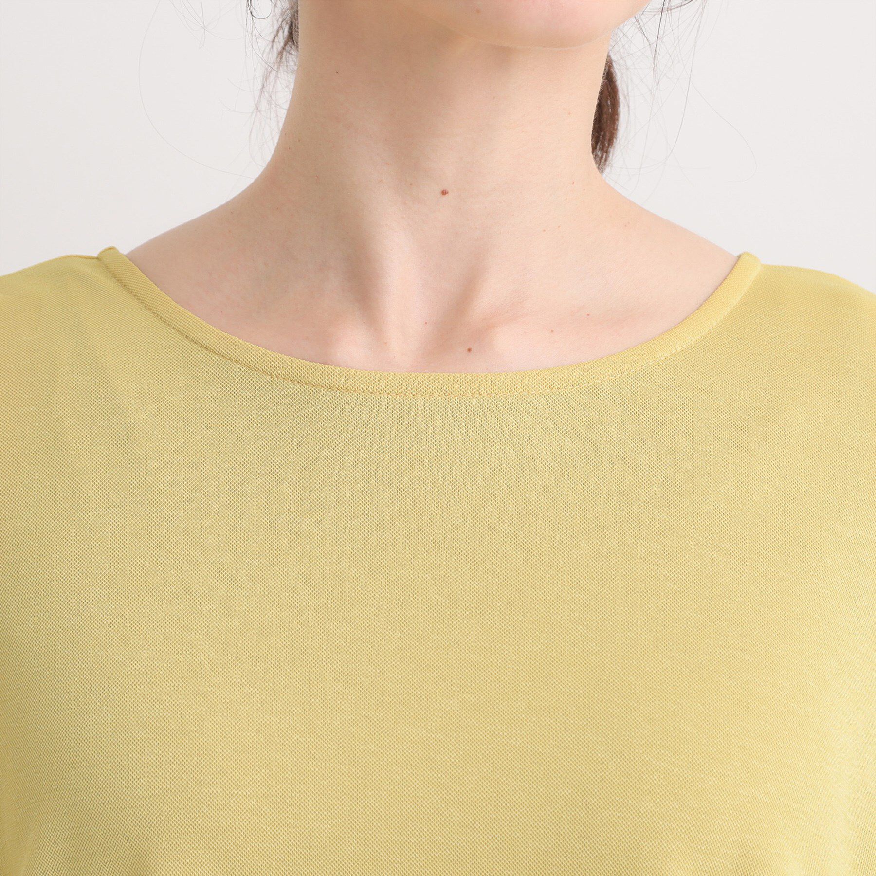 SHOO･LA･RUE「【S-LL/ひんやり/体型カバー】着るだけでサマ見え レイヤードトップス」|Tシャツ・カットソー|