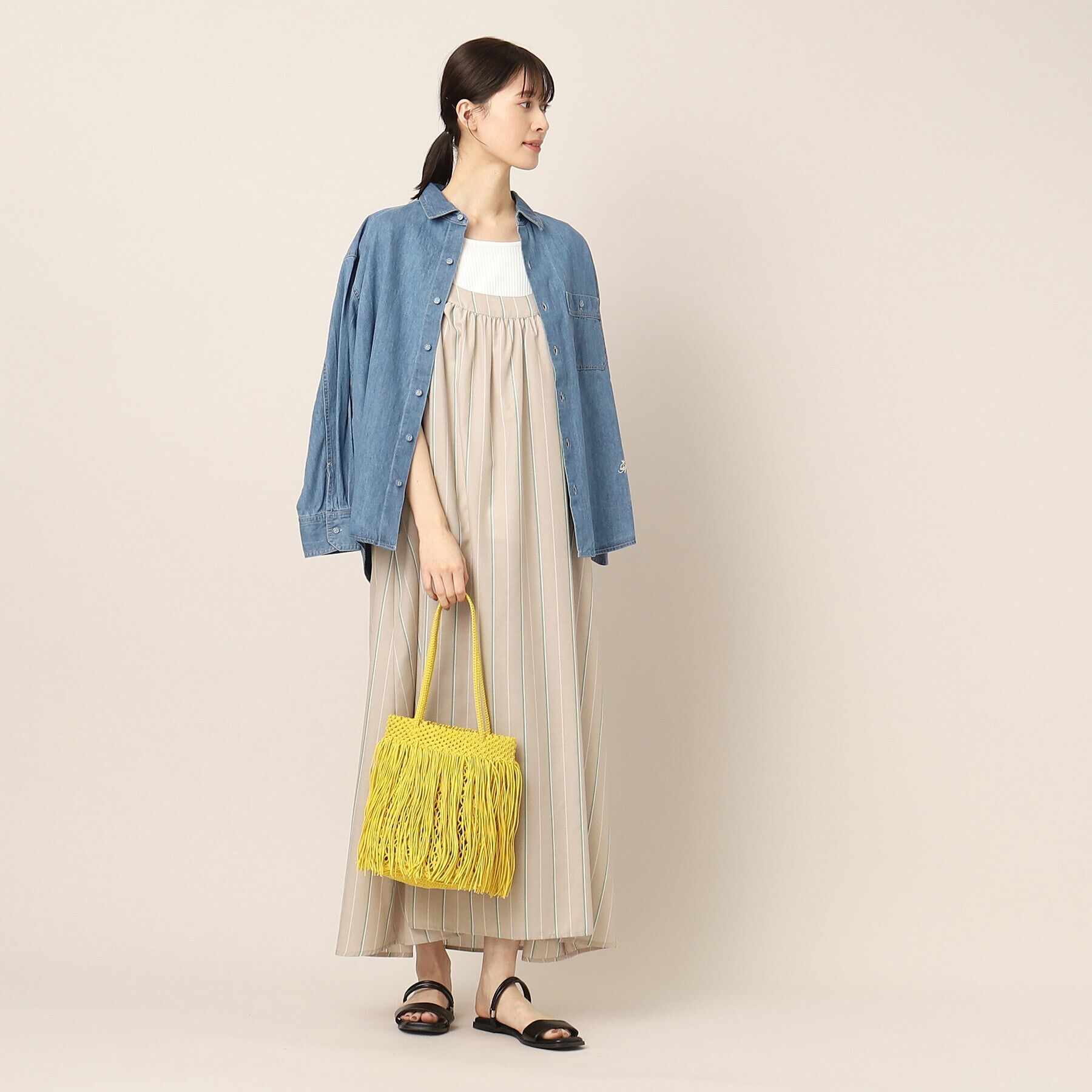 Dessin「【洗える】アソート柄キャミドレス」|ワンピース|