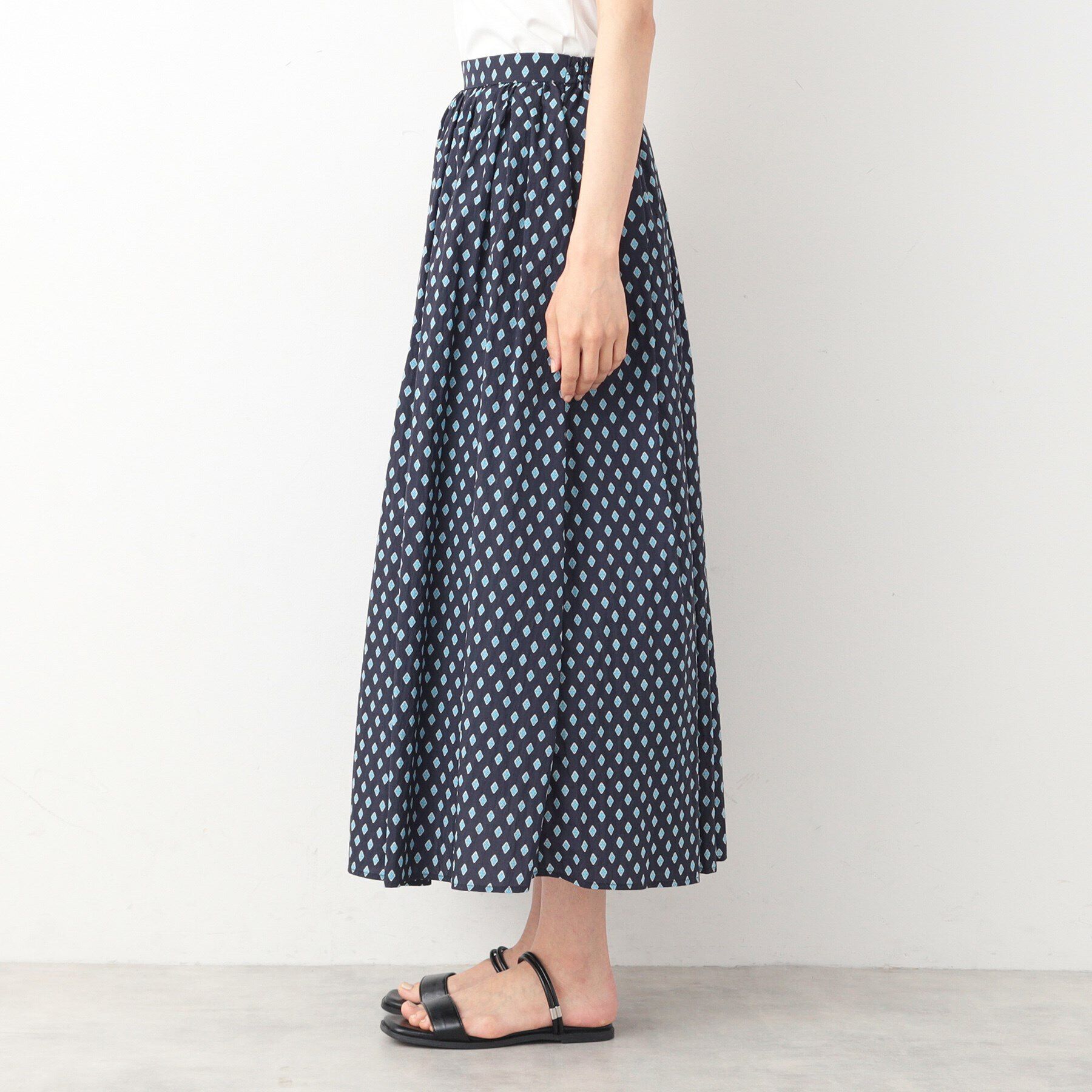 Dessin「【洗える】小紋プリントスカート」|スカート|