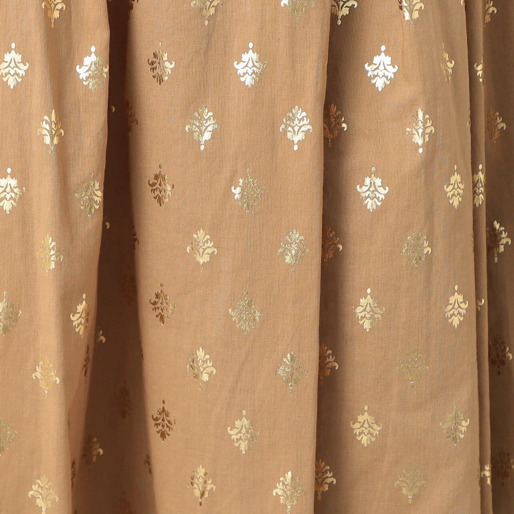 Dessin「【洗える】箔プリントギャザースカート」|スカート|