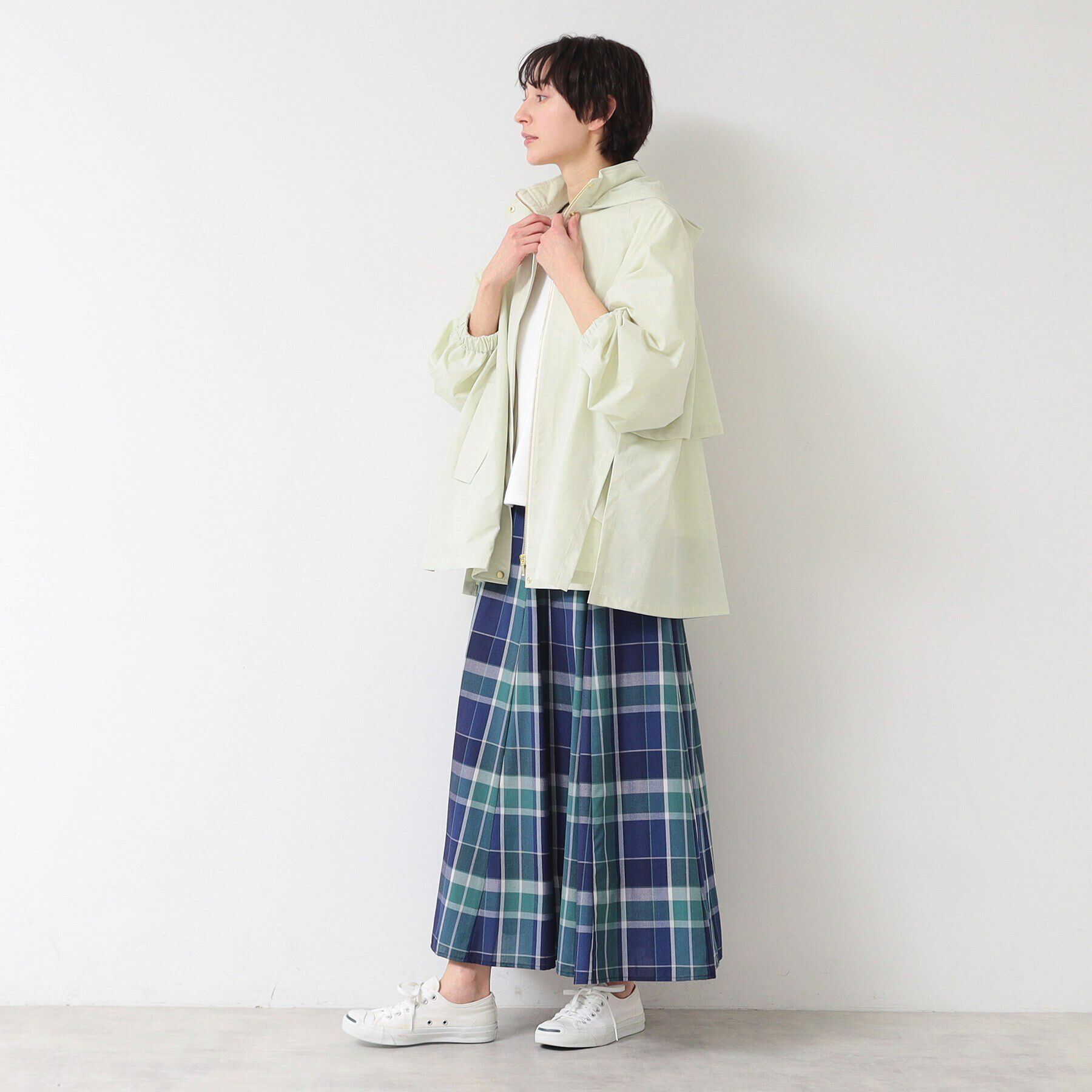 Dessin「テントラインミドル丈マウンテンパーカ（S～L）」|ブルゾン・スタジャン|