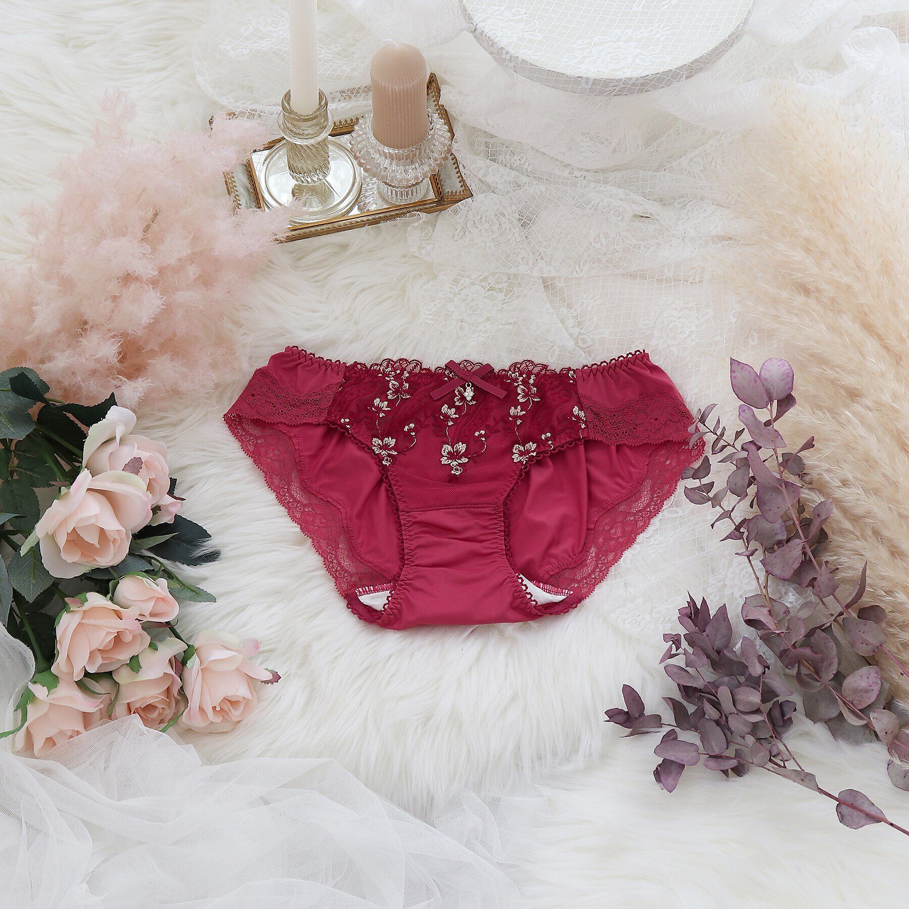 Risa Magli「フェリシテ サニタリーショーツ」|インナー|ローズ(062)