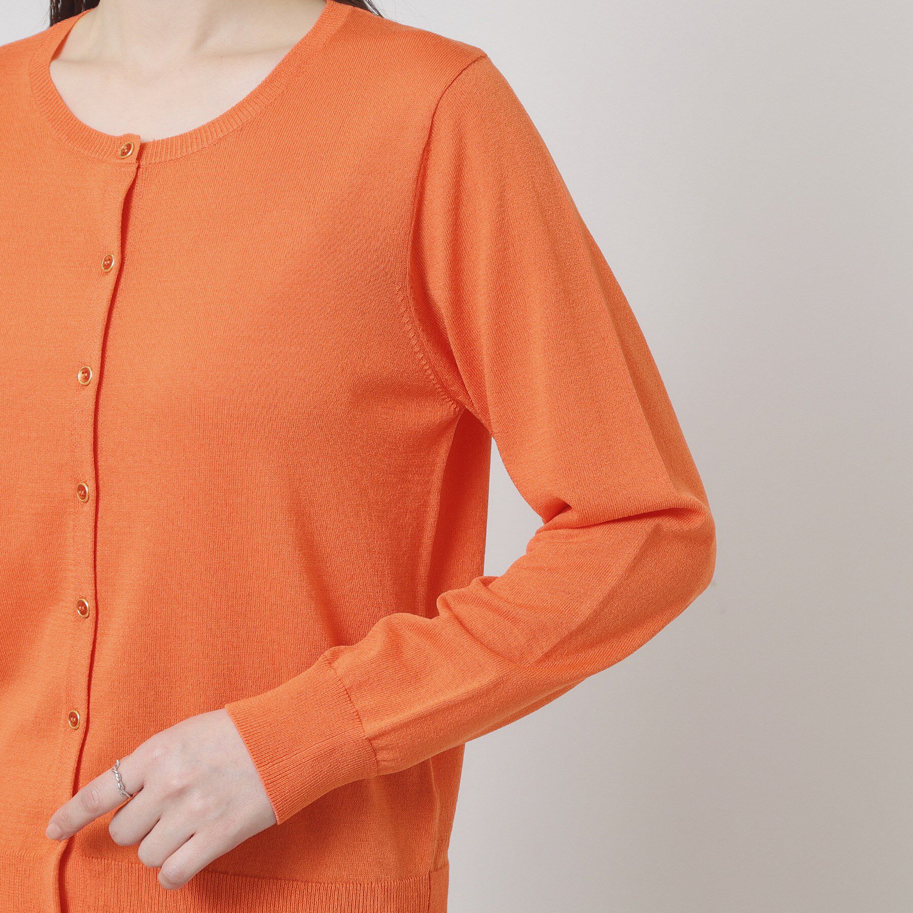 ITS&rsquo;DEMO「【UV／冷感／毛玉防止／手洗い可／M・L展開】クルーニットカーディガン」|カーディガン|