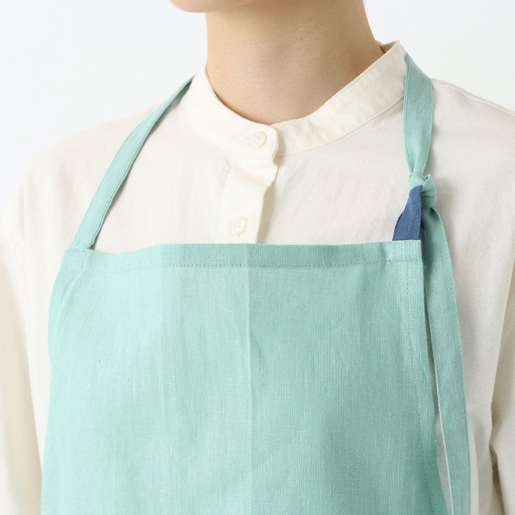 212 KITCHEN STORE「リネンコットン フルエプロン BL ＜212Kオリジナル＞」|食器・キッチングッズ|