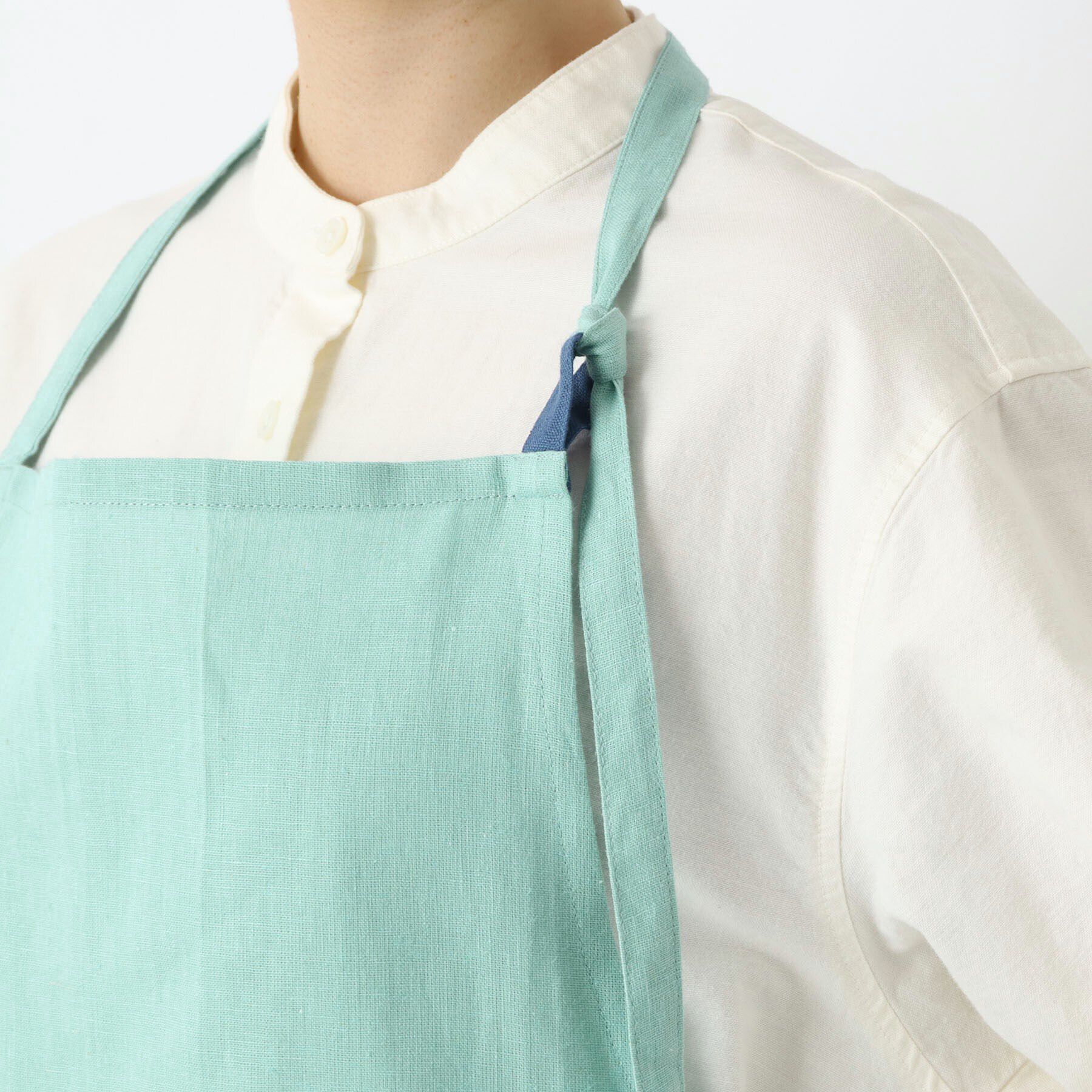 212 KITCHEN STORE「リネンコットン フルエプロン BL ＜212Kオリジナル＞」|食器・キッチングッズ|