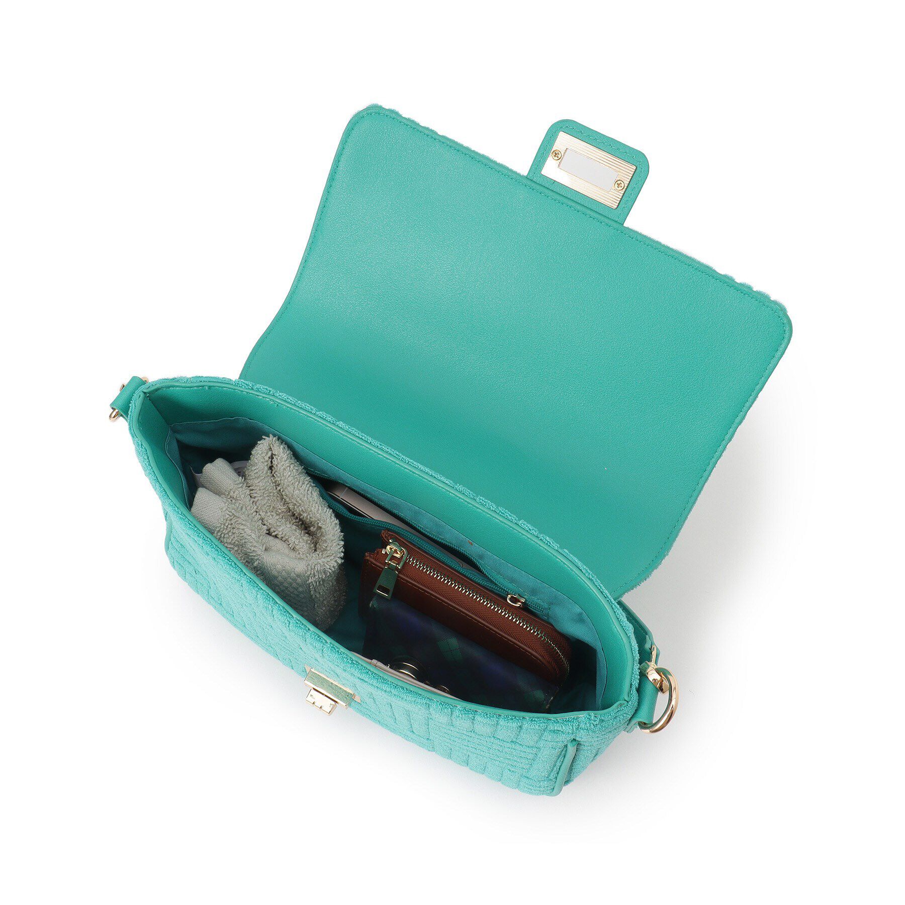 Ober Tashe「パイル 2way ハンドバッグ ショルダーバッグ」|ショルダー・メッセンジャー|