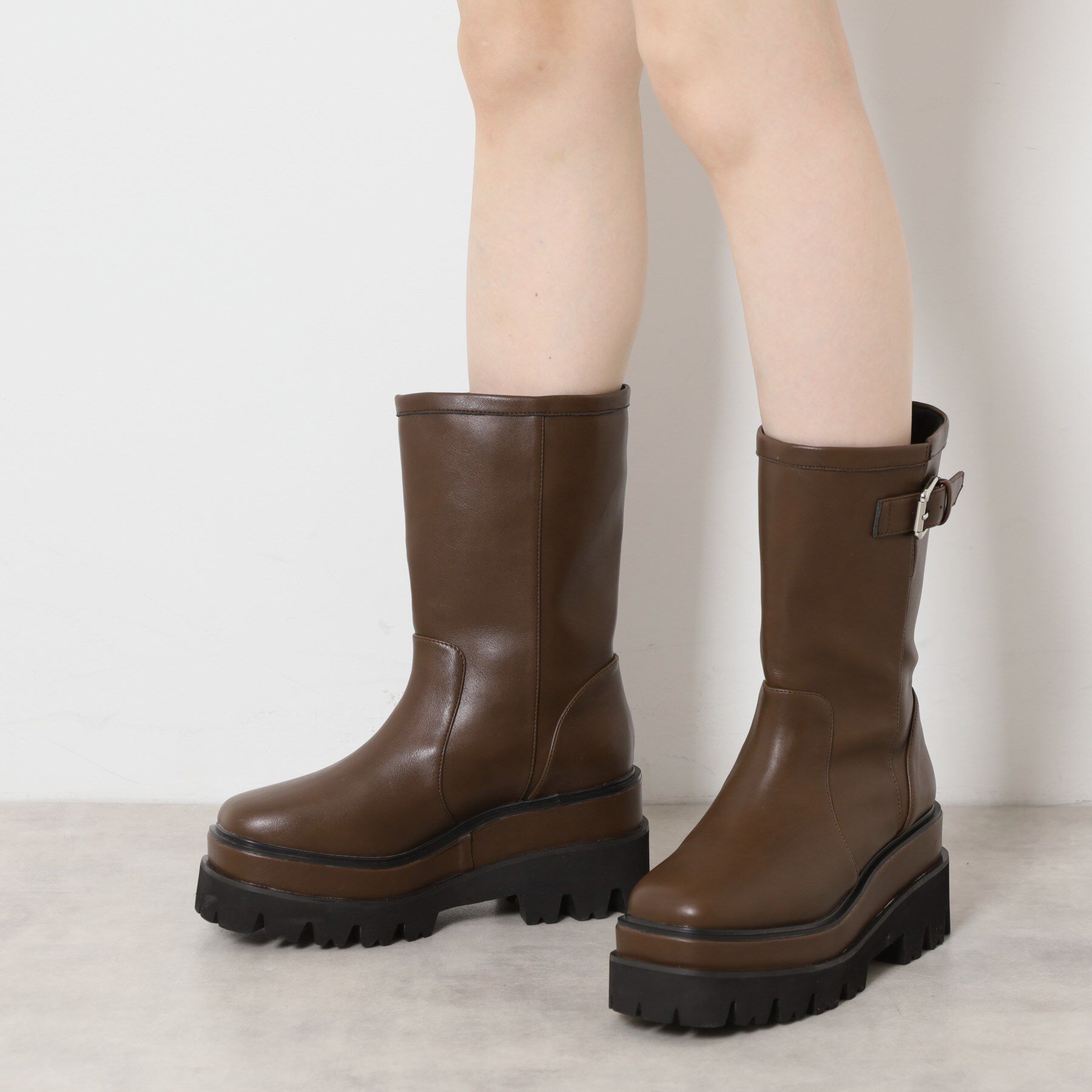 ESPERANZA「ダブルトラックソールエンジニアブーツ」|ショートブーツ|