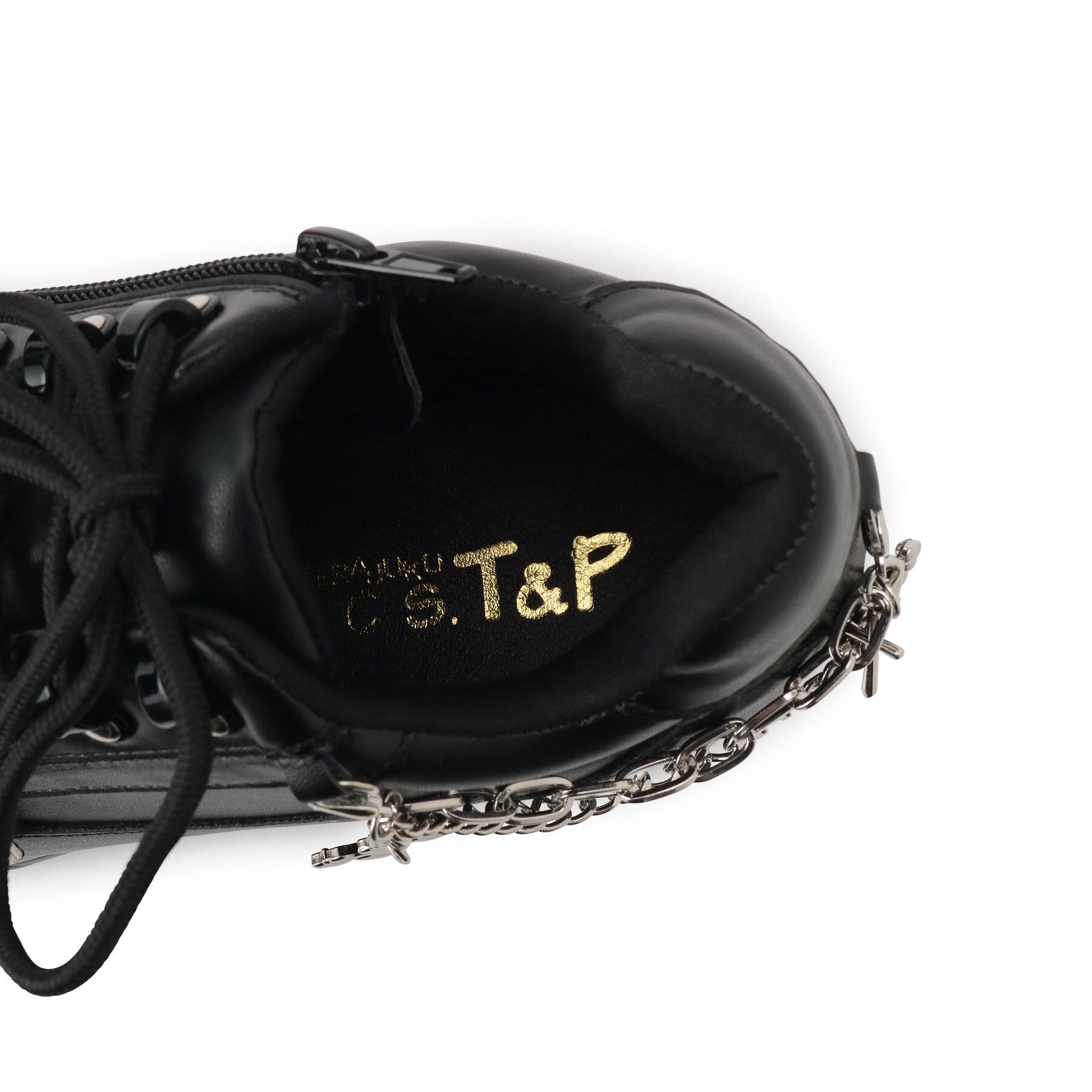 csT&P「十字架チェーン付き厚底スニーカー」|スニーカー|