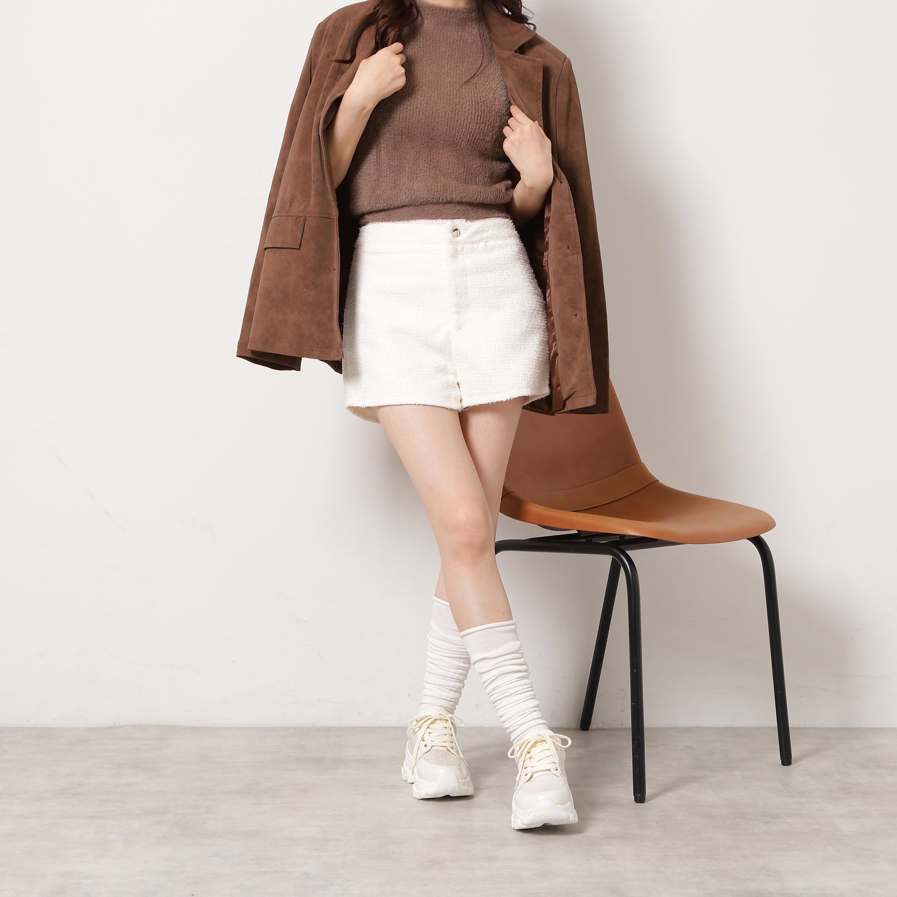 ESPERANZA「ツインリボンベルト付きラメスニーカー」|スニーカー|