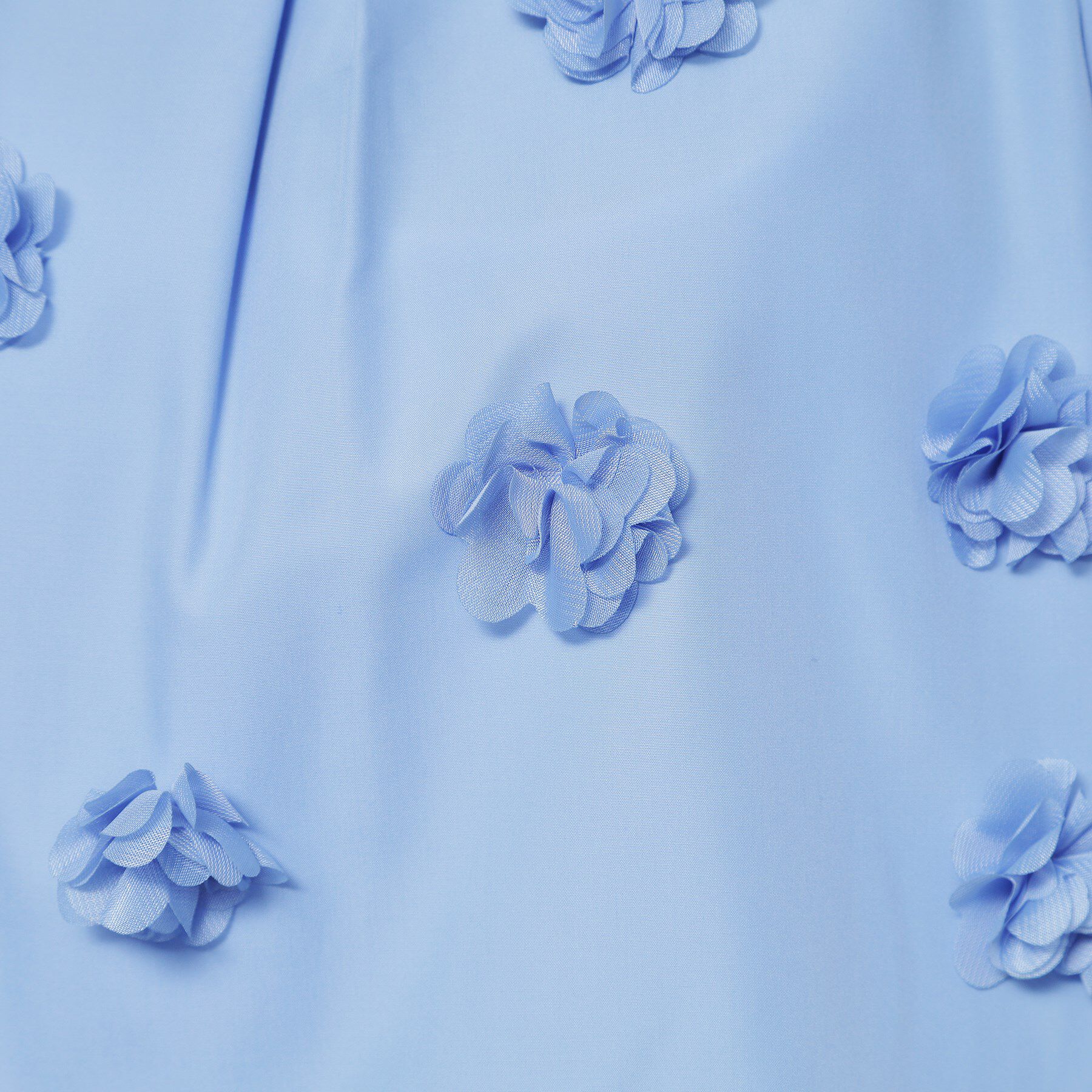 SunaUna「【接触冷感／フラワーモチーフ】パフスリーブブラウス」|シャツ・ブラウス|