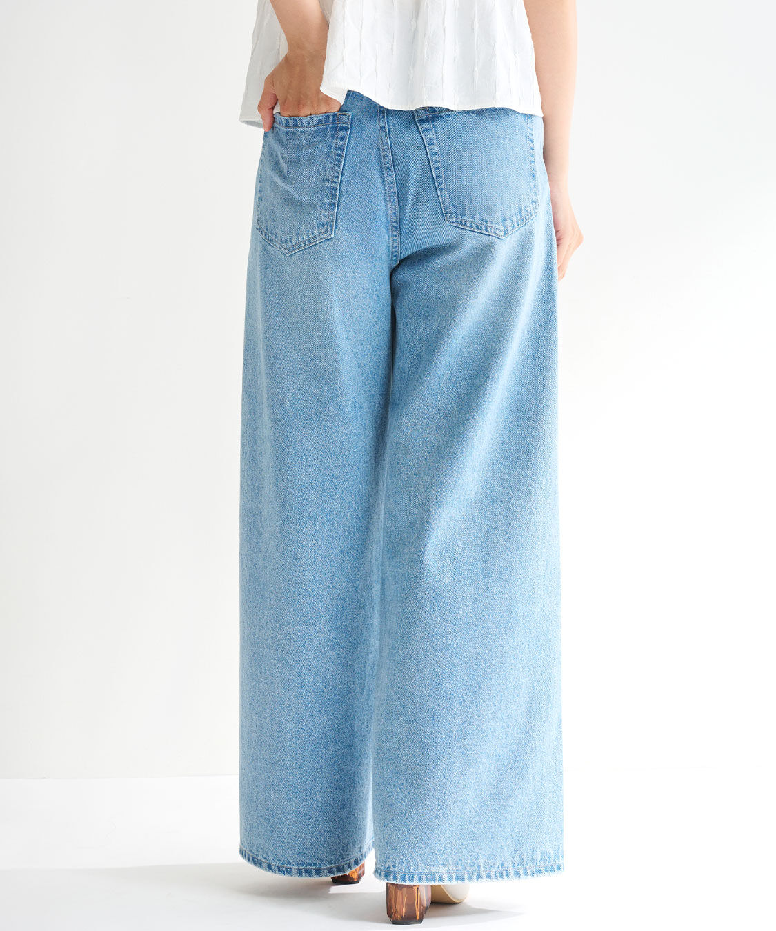 COCO DEAL「ツイストシームバギーデニムパンツ」|デニム|