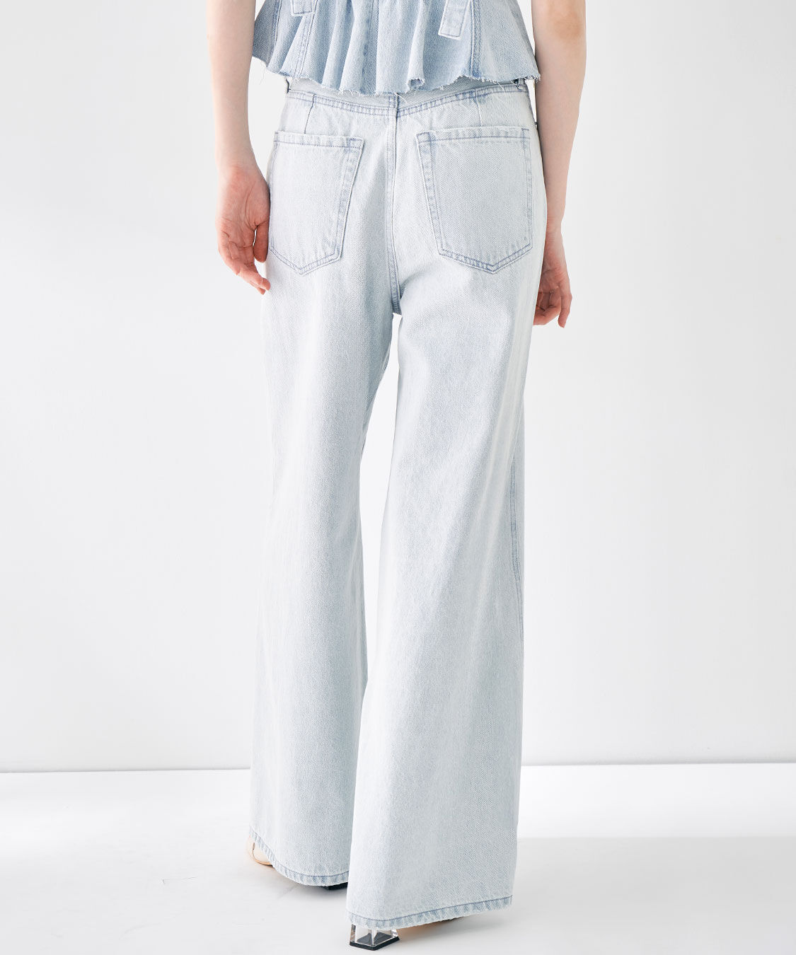 COCO DEAL「ツイストシームバギーデニムパンツ」|デニム|