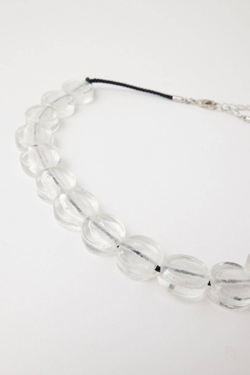 MOUSSY「GLASS BEADS チョーカー」|ネックレス|