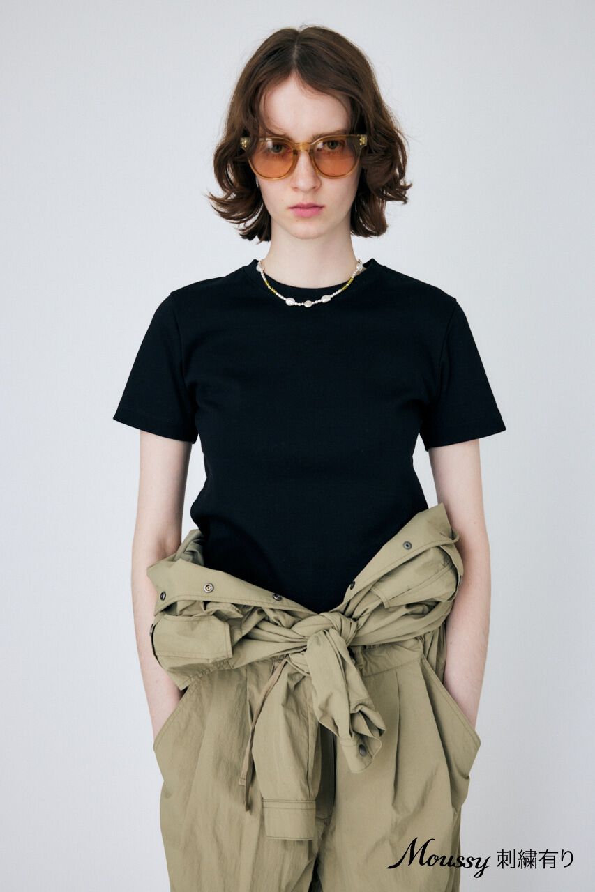 MOUSSY「SUVIN GIZA BASIC Tシャツ」|Tシャツ・カットソー|