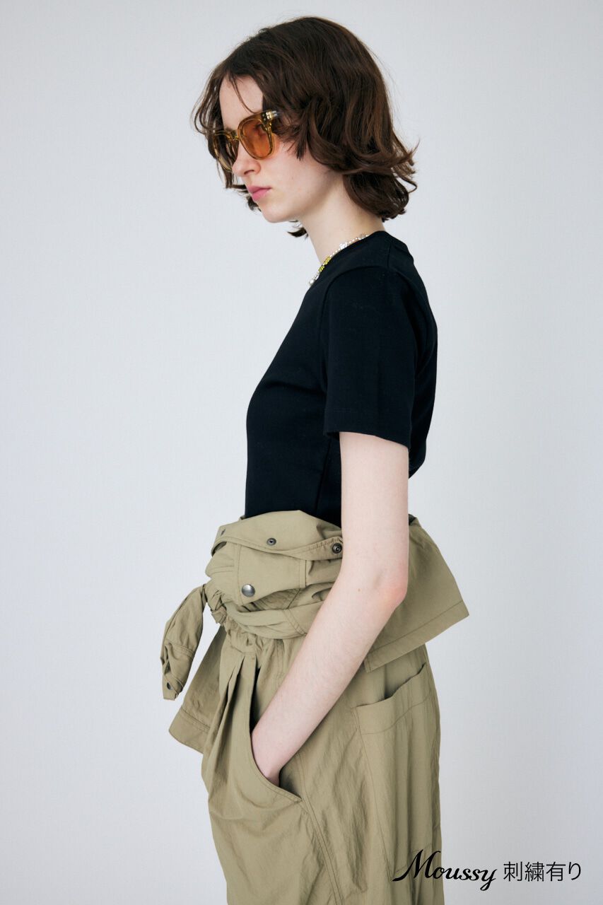 MOUSSY「SUVIN GIZA BASIC Tシャツ」|Tシャツ・カットソー|