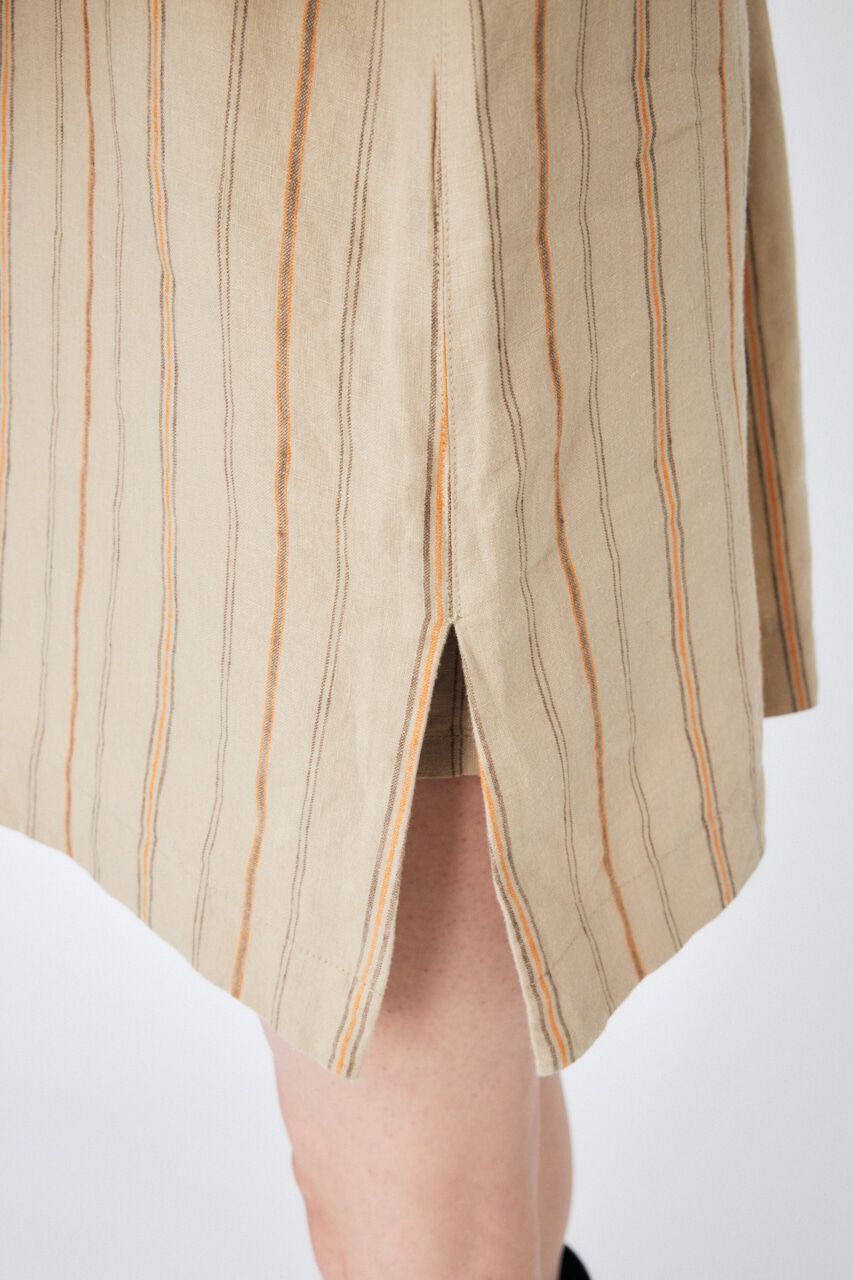 MOUSSY「LINEN STRIPE ミニドレス＆パンツ」|ワンピース|