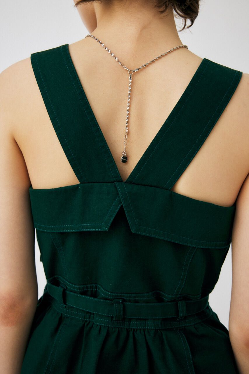 MOUSSY「STITCHED STRAPS コルセット」|タンクトップ|