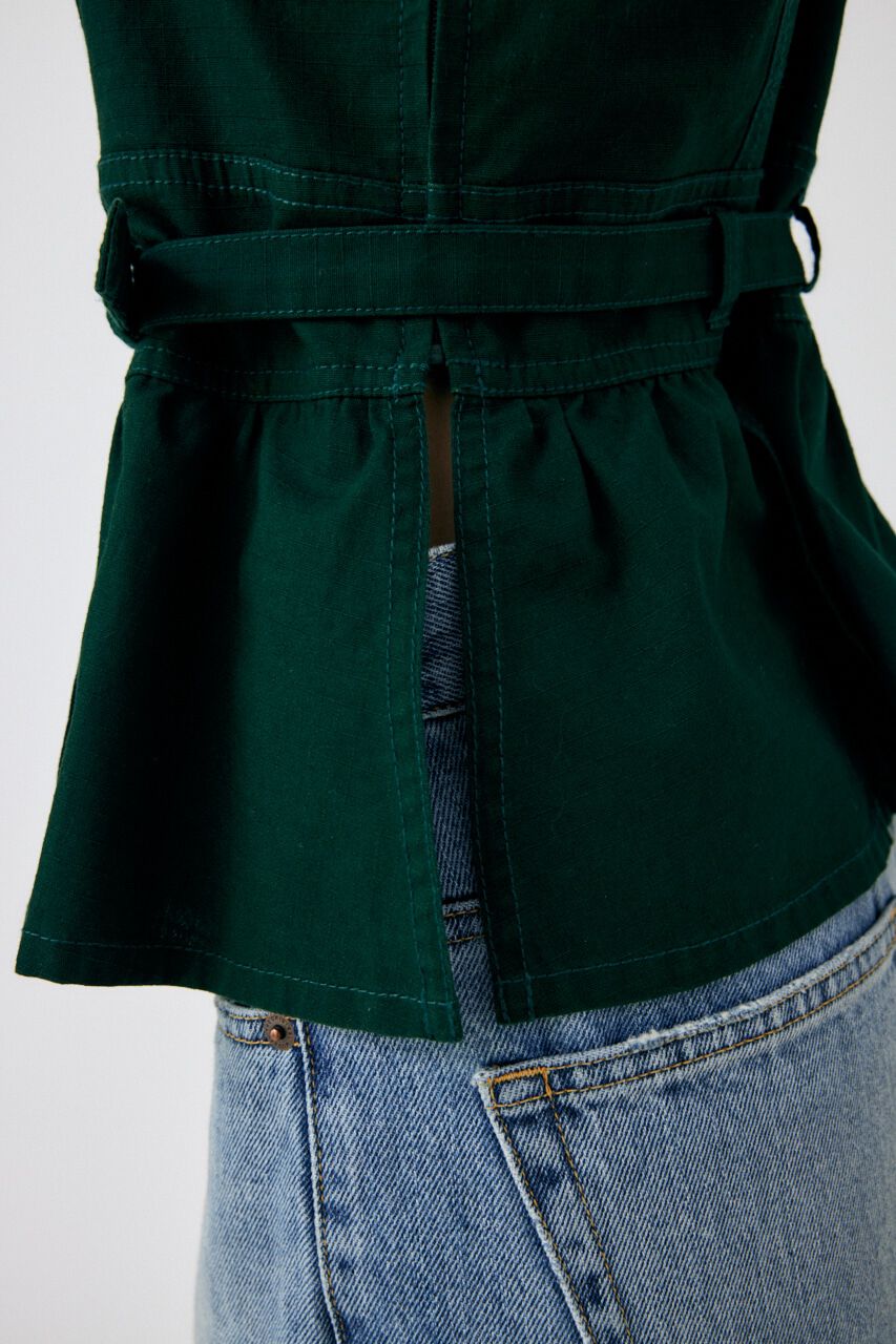 MOUSSY「STITCHED STRAPS コルセット」|タンクトップ|