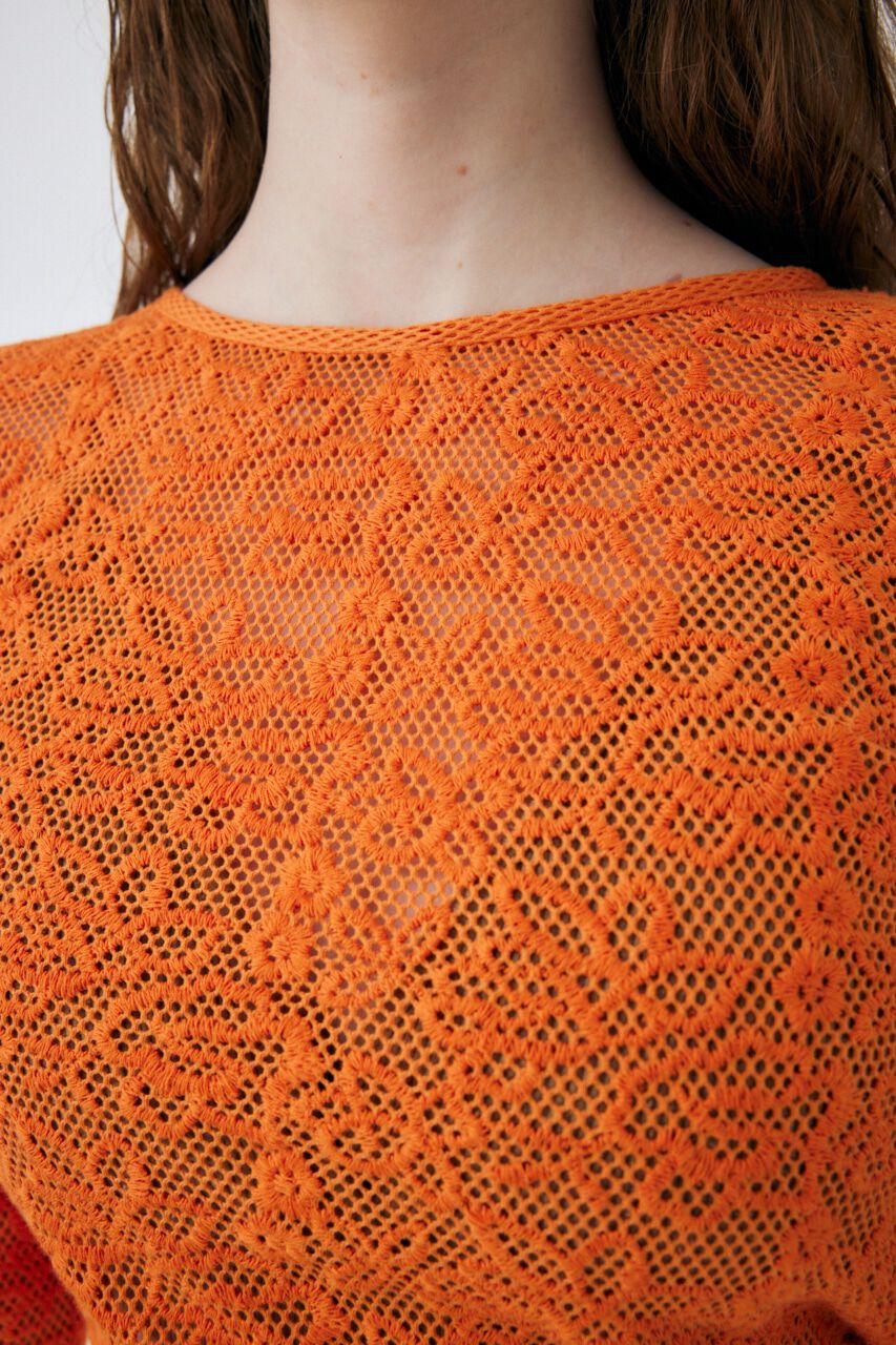 MOUSSY「BACK OPEN LACE トップス」|Tシャツ・カットソー|