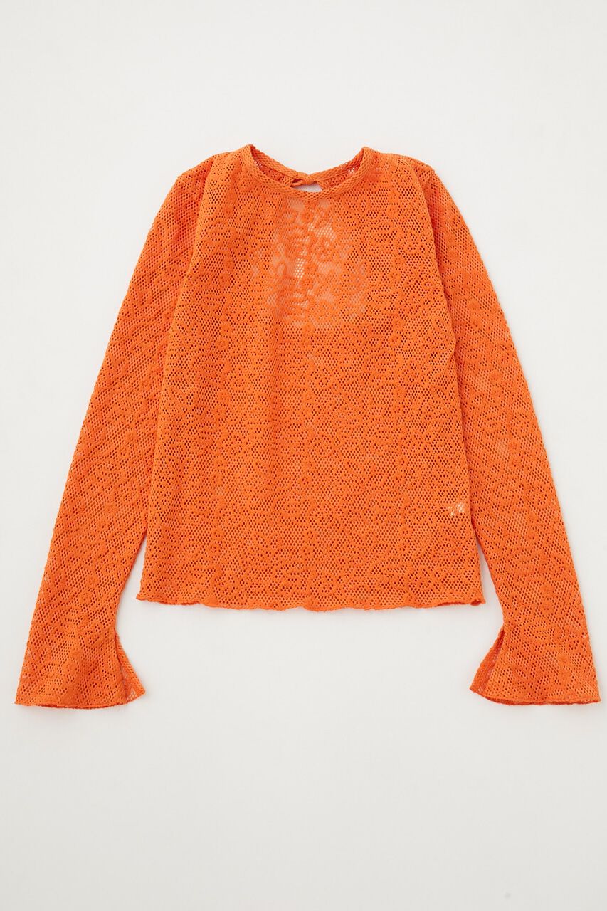 MOUSSY「BACK OPEN LACE トップス」|Tシャツ・カットソー|