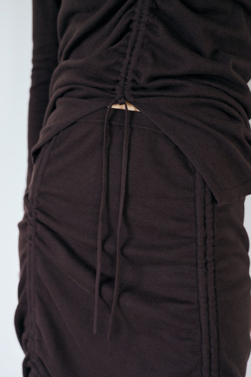 MOUSSY「GATHERING ニット スカート」|スカート|