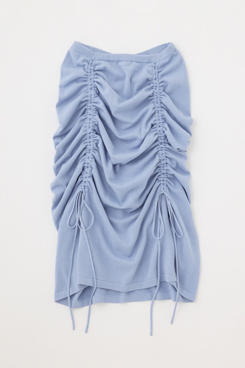 MOUSSY「GATHERING ニット スカート」|スカート|BLU