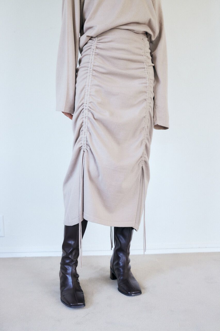 MOUSSY「GATHERING ニット スカート」|スカート|