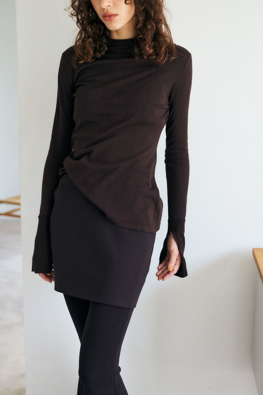 MOUSSY「バック スリット THIN ニット」|ニット・セーター|