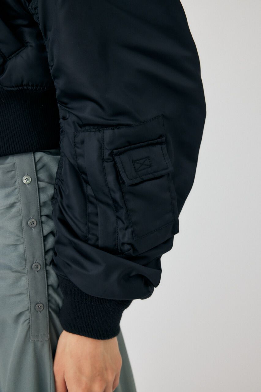 MOUSSY「VOLUME CROPPED MA-1」|ブルゾン・スタジャン|