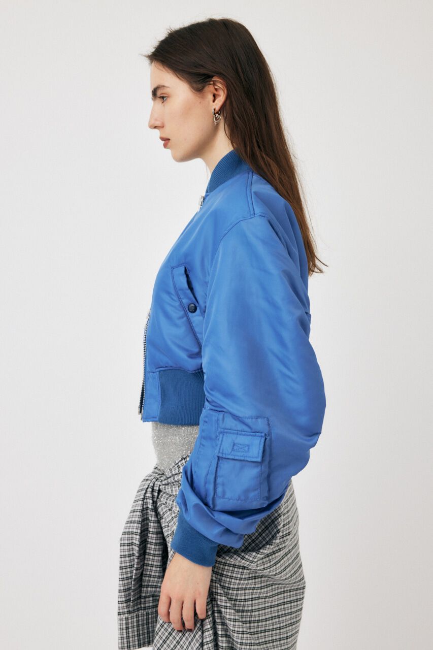 MOUSSY「VOLUME CROPPED MA-1」|ブルゾン・スタジャン|