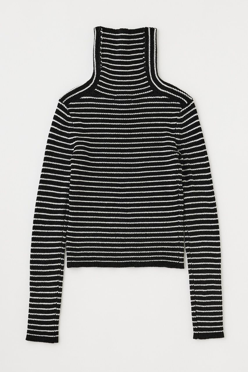 MOUSSY「HI NECK RIB ニット」|ニット・セーター|