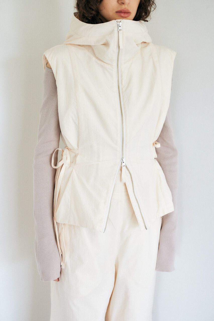 MOUSSY「KAPOK ベスト」|ダウンベスト・ベスト|WHT