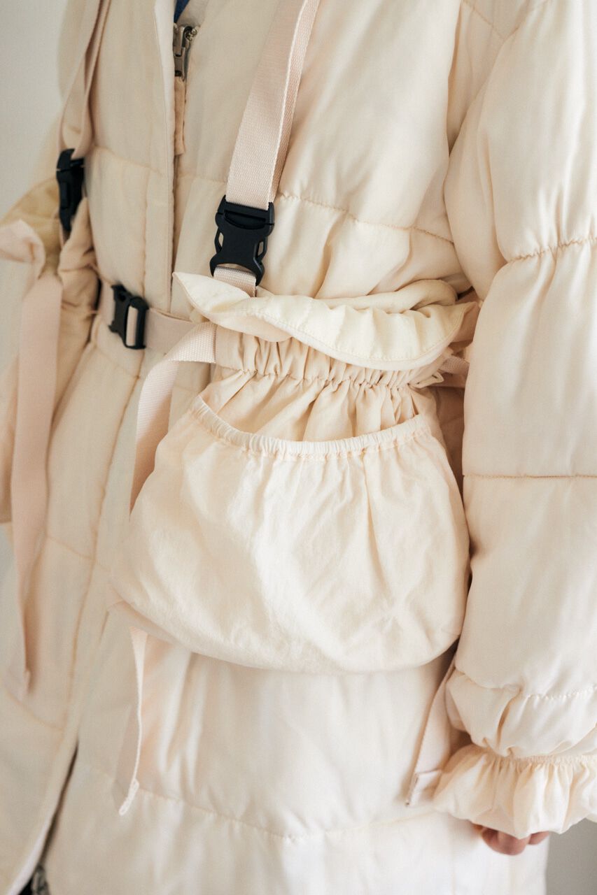 MOUSSY「KAPOK バッグ ベスト」|ダウンベスト・ベスト|