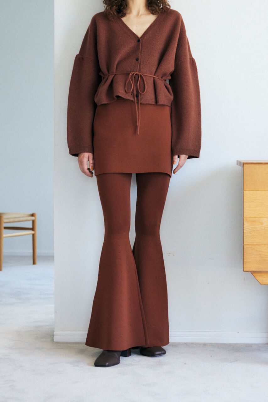 MOUSSY「WAIST TIE カーディガン」|カーディガン|