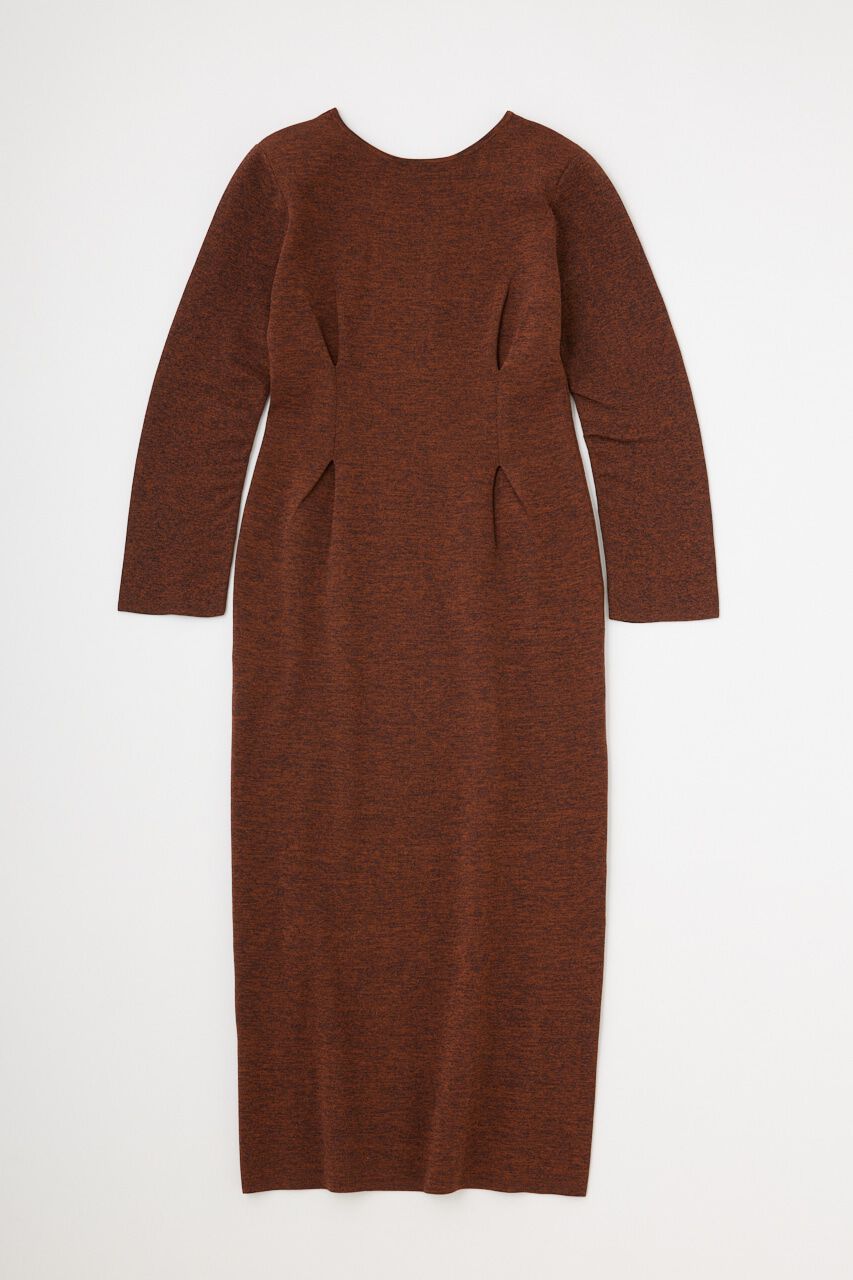 MOUSSY「ロングスリーブニットドレス」|ワンピース|