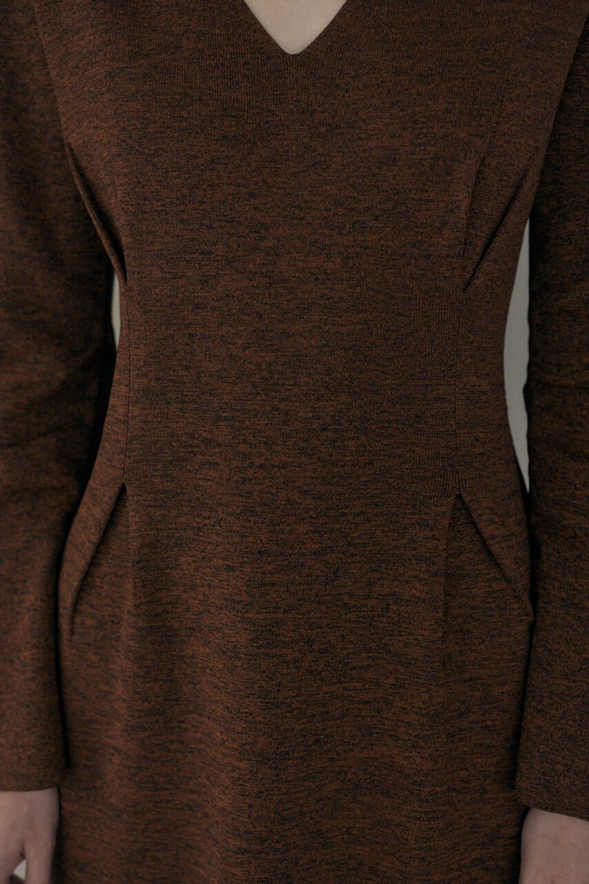 MOUSSY「ロングスリーブニットドレス」|ワンピース|