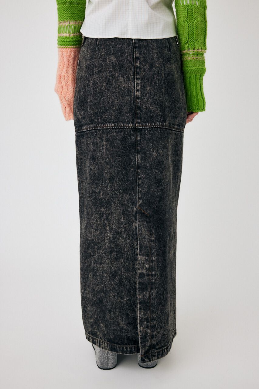 MOUSSY「ACID WASH PENCIL MAXI スカート」|スカート|