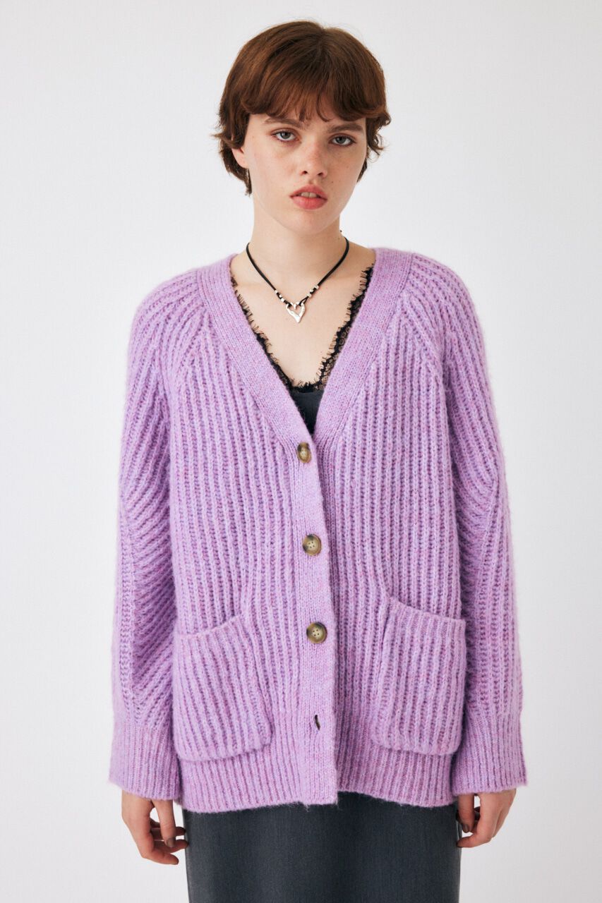 MOUSSY「OVERSIZED カーディガン」|カーディガン|