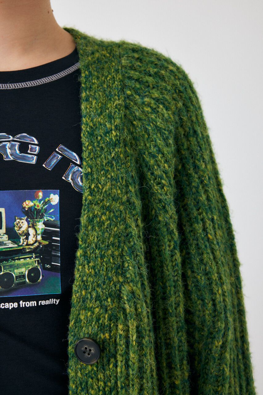 MOUSSY「OVERSIZED カーディガン」|カーディガン|