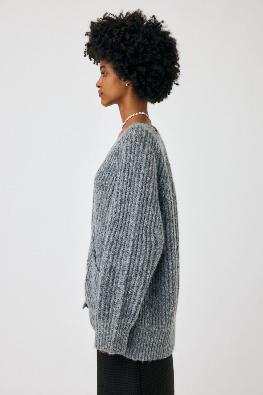 MOUSSY「OVERSIZED カーディガン」|カーディガン|