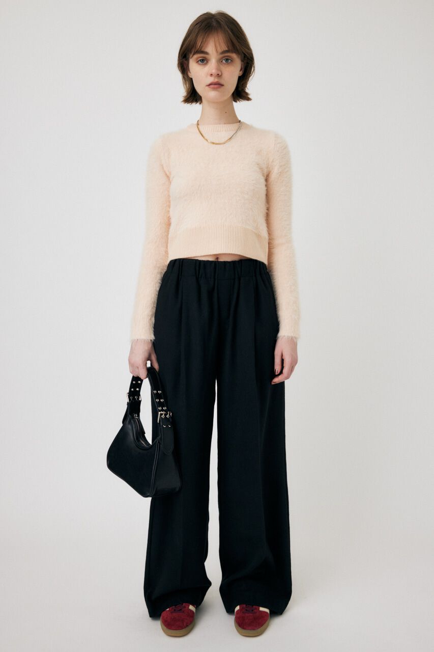 MOUSSY「EASY WIDE パンツ」|その他|BLK